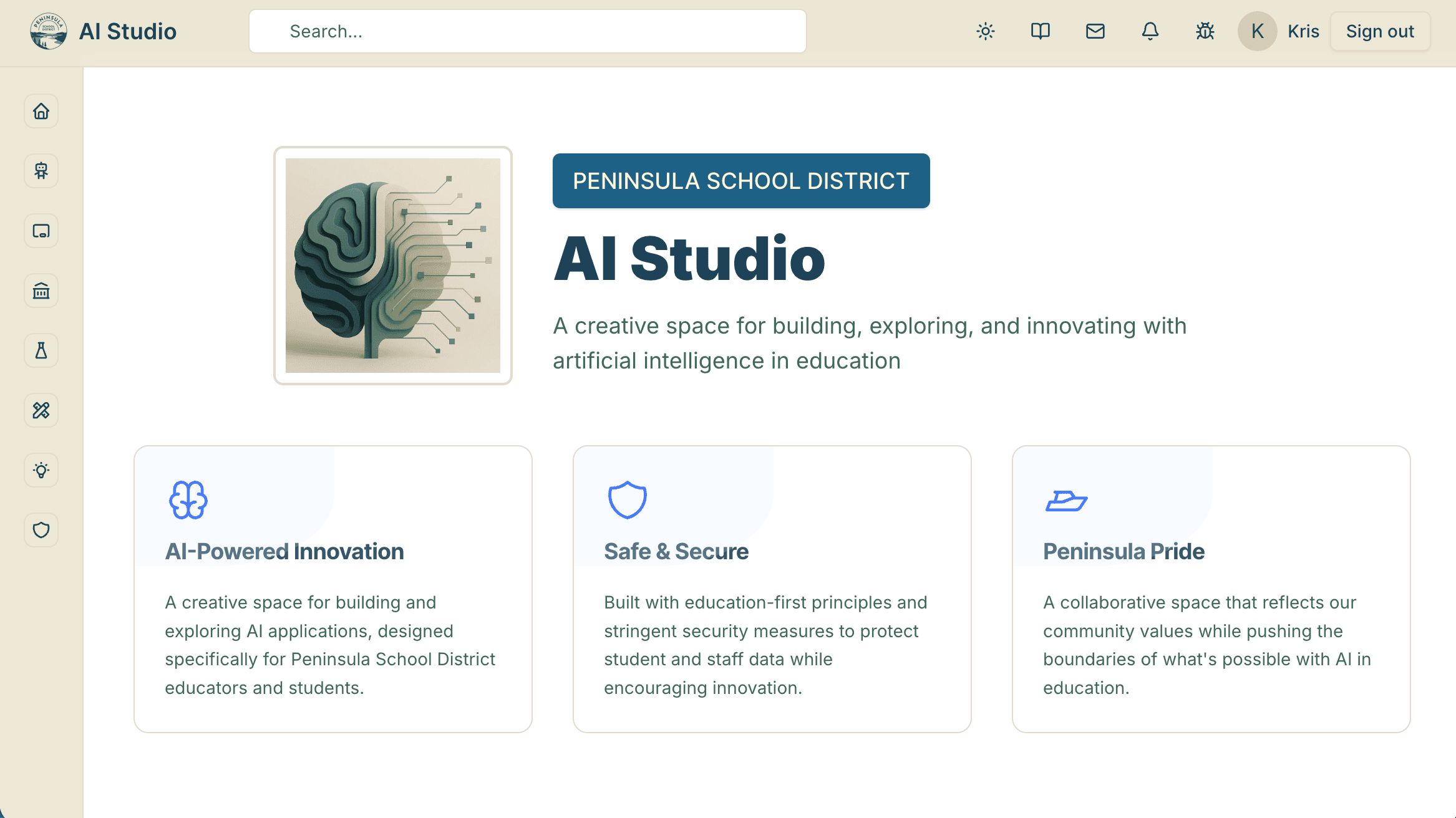 AI Studio interface showing frontier AI model selection