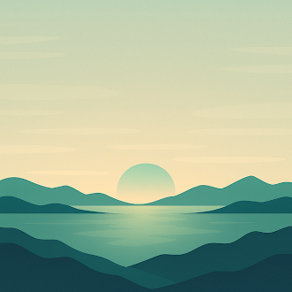 image of a cartoonish frontier
