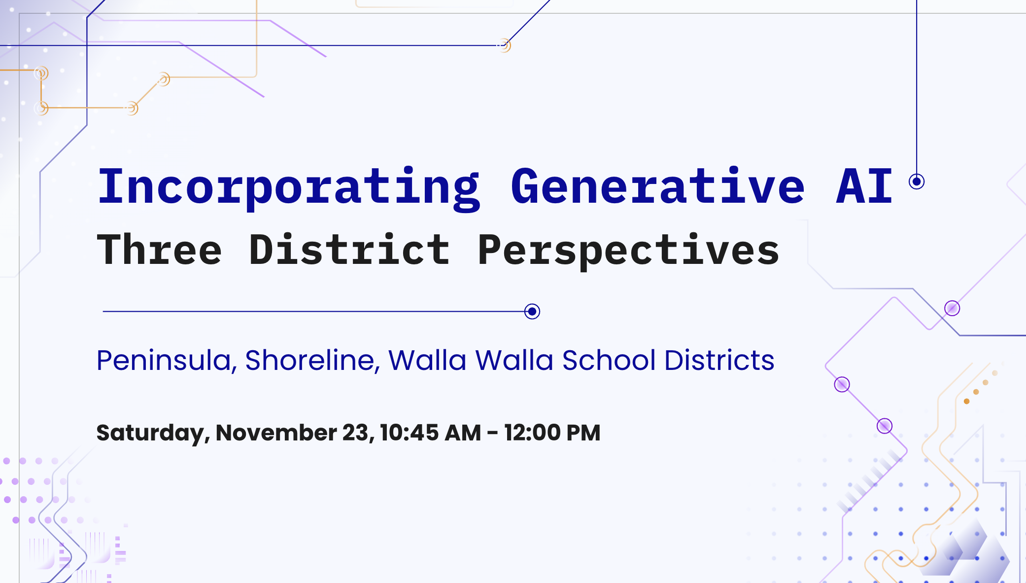 Incorporating Generative AI Three District Perspectives